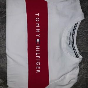 White Tommy Hilfiger shirt